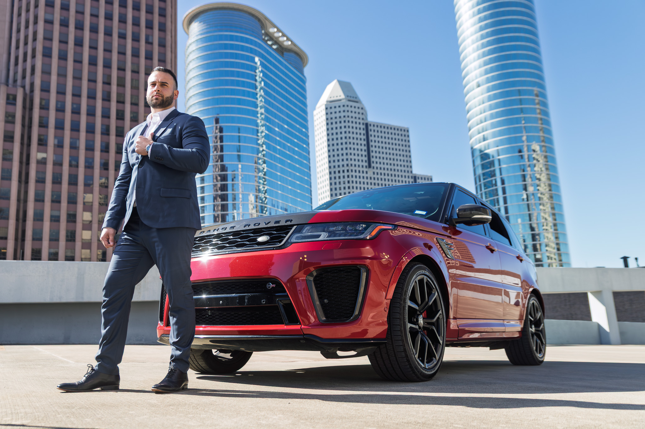 Tony Russo with Range Rover